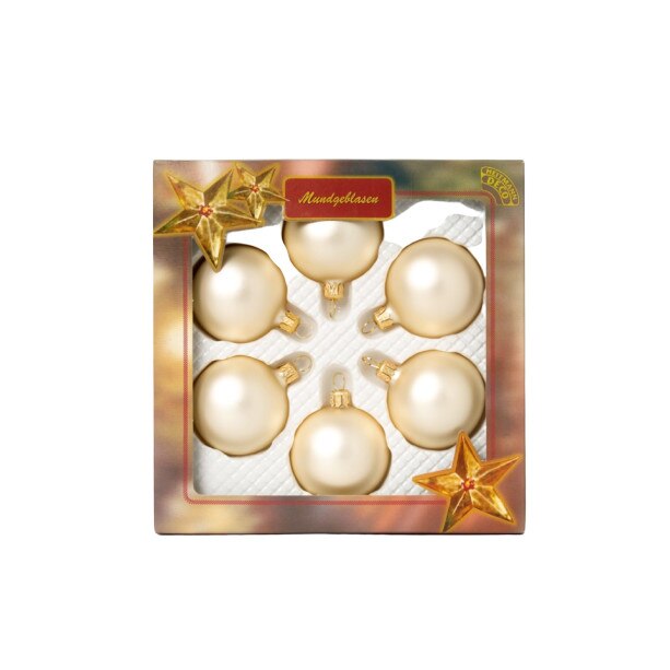 Set 6 globuri, culoare argintie, Brauns heitmann