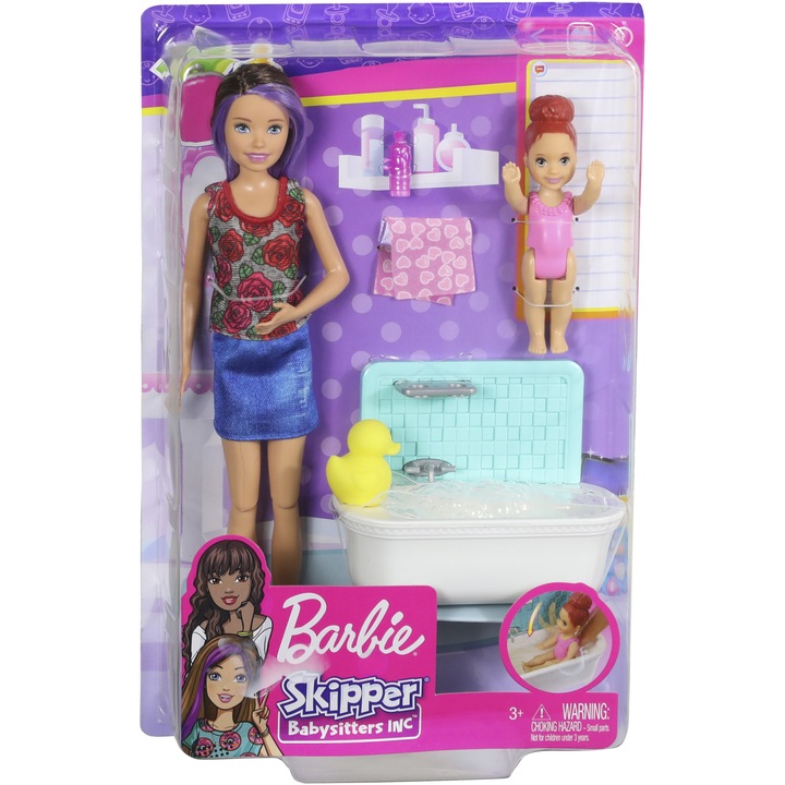 Set de joaca Barbie - Skipper, Facem baita