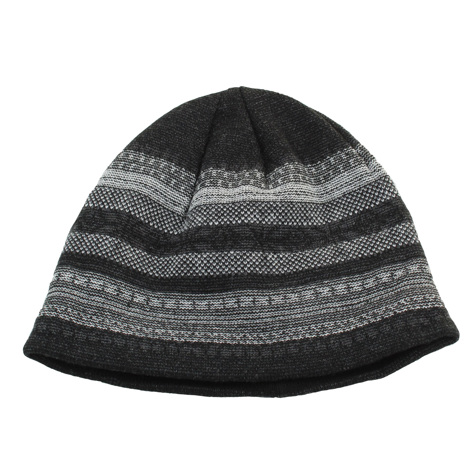 Caciula barbati Basic, Negru/Gri melange, 59 cm