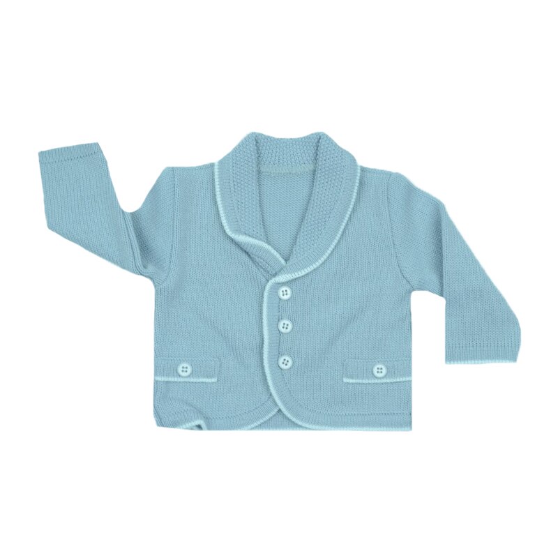 Cardigan maneca lunga pentru baieti NN, Gri