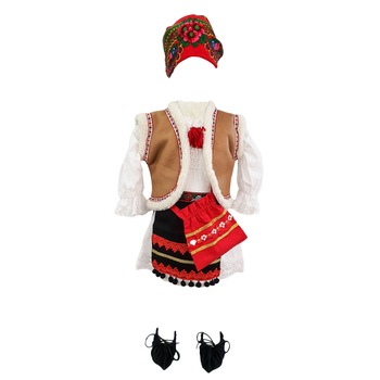 Rochie traditionala pentru botez cu bundita, model Cosanzeana, varsta 3-6 luni Rochie traditionala pentru botez cu bundita, model Cosanzeana, varsta 3-6 luni