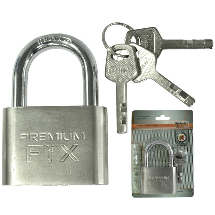 Катинар Apfos PREMIUMFIX, 70мм, Инокс, Три Ключа