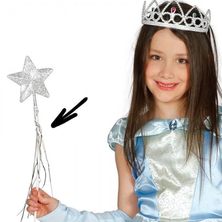 Магическа пръчка, 45 см, Сребрист