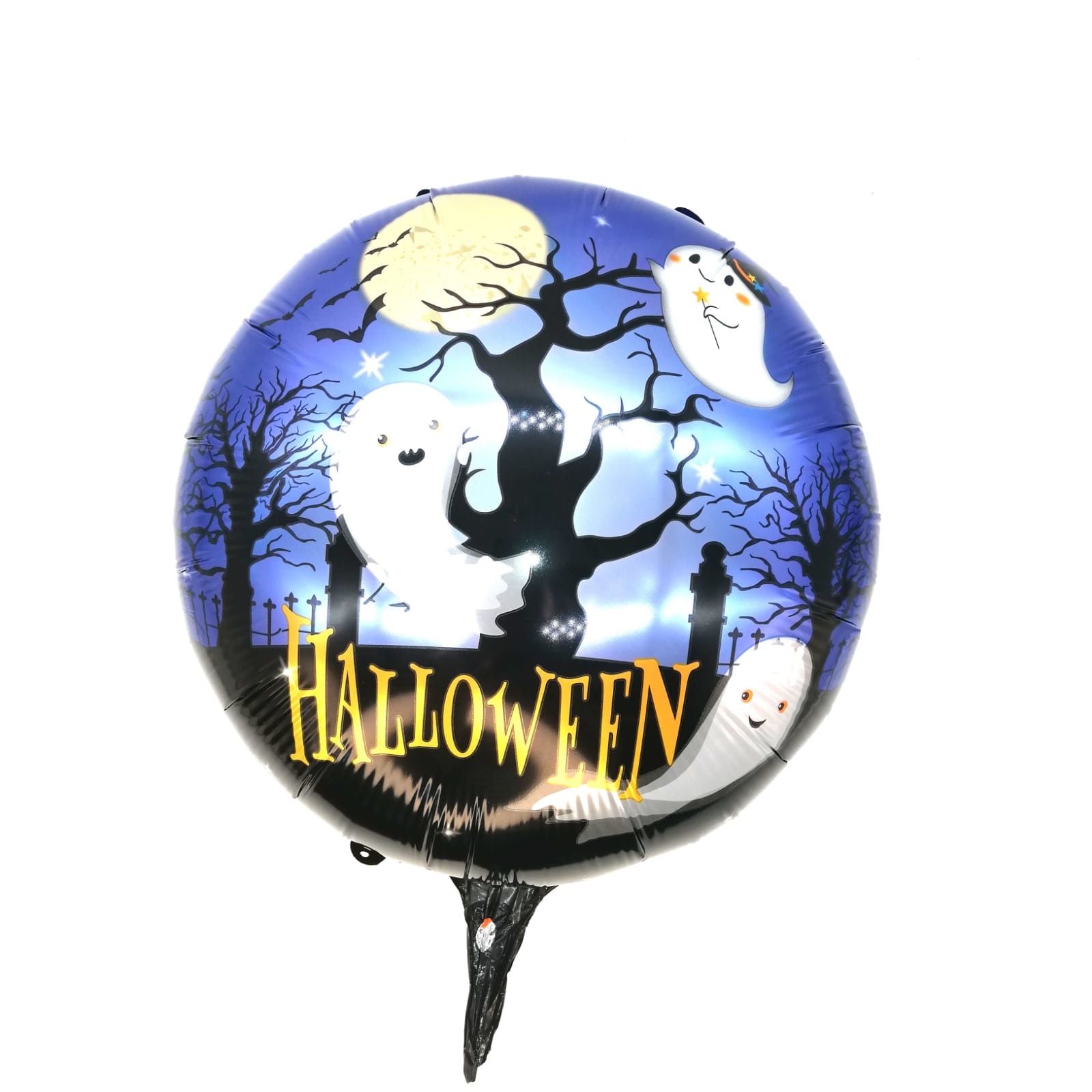 Balon Folie Rotund, Fantome, Halloween, 45 cm, Shop Carnaval