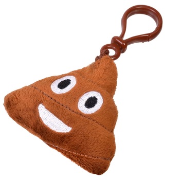 Breloc de Craciun in forma de triunghi maro, DecorCasa, 10 x 8 cm Breloc de Craciun in forma de triunghi maro, DecorCasa, 10 x 8 cm