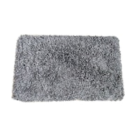 Covor modern cu fir lung Shaggy 1800, 50x80cm, 100% soft polipropilena,gramaj 1700g/mp, inaltime fir 3 cm , tip uni ,culoare antracit