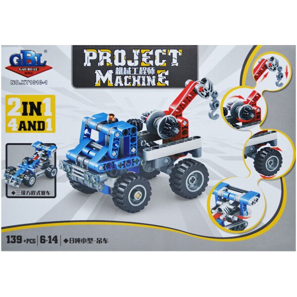Cuburi constructii 2:1, vehicule, 139 piese , Robentoys