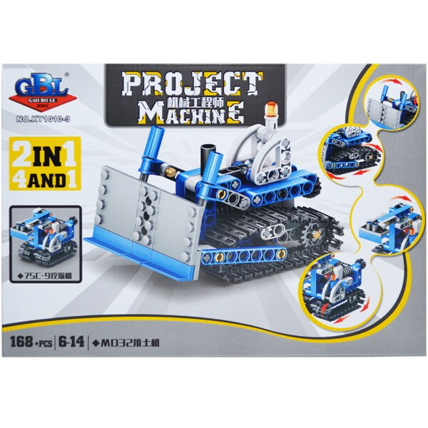 Cuburi constructii 2:1, vehicule, 168 piese , Robentoys