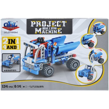 Cuburi constructii 2:1, vehicule, 134 piese , Robentoys Cuburi constructii 2:1, vehicule, 134 piese , Robentoys