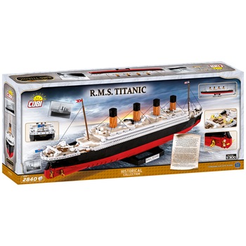 Set de constructie Cobi, RMS Titanic - editie limitata 1:300 (2840 piese) Set de constructie Cobi, RMS Titanic - editie limitata 1:300 (2840 piese)