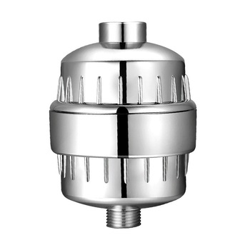 Filtru apa Dogfish pentru cap de dus, indeparteaza clorul, metalele grele si substantele daunatoare, Gri Filtru apa Dogfish pentru cap de dus, indeparteaza clorul, metalele grele si substantele daunatoare, Gri