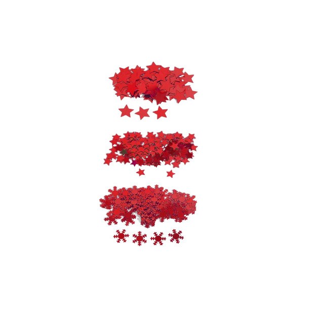 Stelute decorative de culoare rosie, Brauns-Heitmann, plastic, 1 bucata