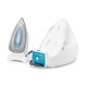 Statie de calcat cu boiler Tefal Easy Pressing GV5250E1, 2200 W, boiler 5 bar, 1 L, talpa antiaderenta Durilium Airglide, Alb
