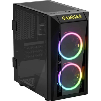 Carcasa Gamdias Talos E1, Middle Tower, fara sursa, mATX, negru Carcasa Gamdias Talos E1, Middle Tower, fara sursa, mATX, negru