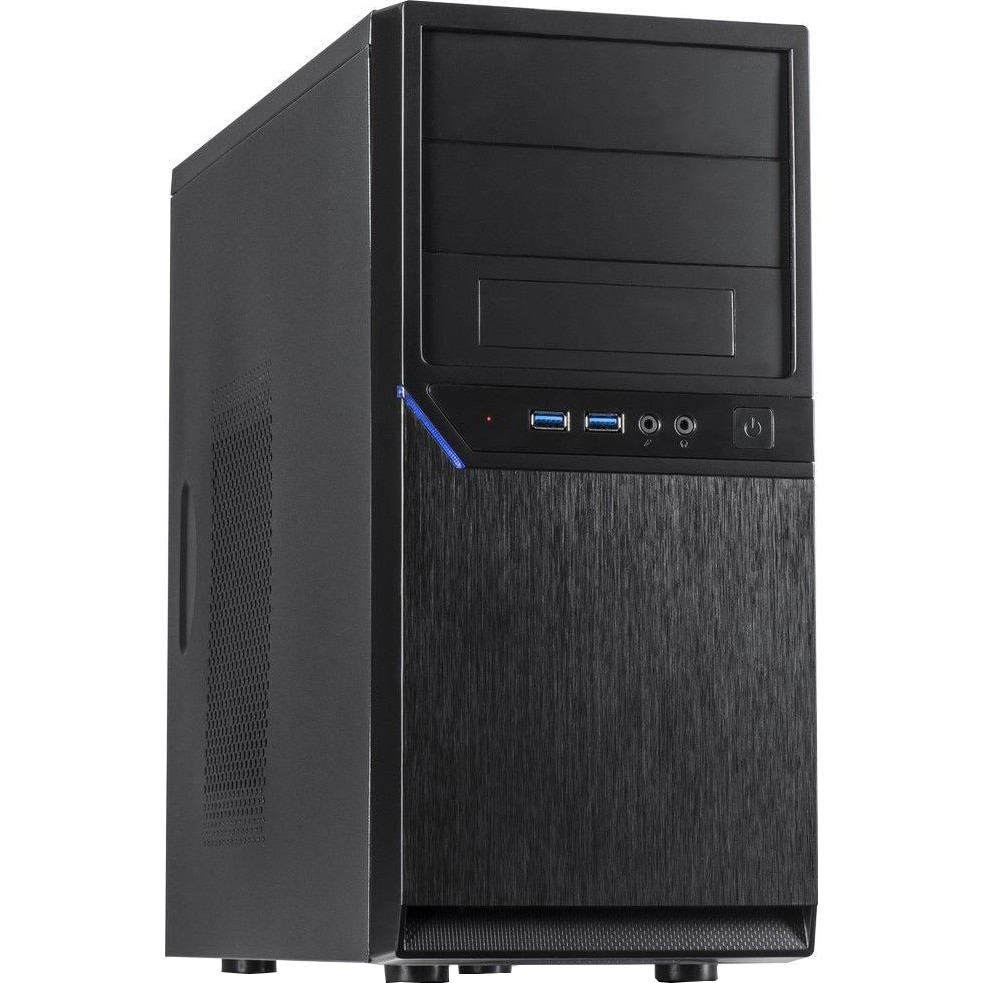Carcasa Inter-Tech IT-6805, Middle Tower, fara sursa, ATX, negru