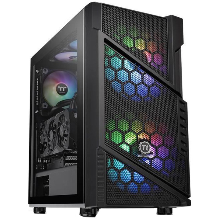Компютърна кутия Thermaltake Commander C31 Tempered Glass ARGB, Middle Tower, Без захранващ блок, ATX