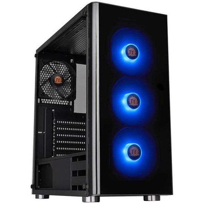 Carcasa Thermaltake V200 Tempered Glass RGB, Middle Tower, fara sursa, ATX