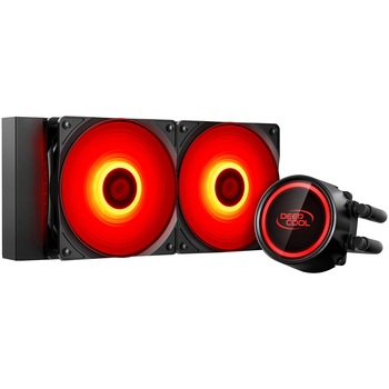 Cooler procesor Deepcool Gammaxx L240T RED, compatibil AMD/Intel Cooler procesor Deepcool Gammaxx L240T RED, compatibil AMD/Intel