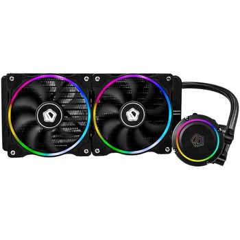 Cooler procesor ID-Cooling Chromaflow 240, cu iluminare RGB, compatibil AMD/Intel Cooler procesor ID-Cooling Chromaflow 240, cu iluminare RGB, compatibil AMD/Intel