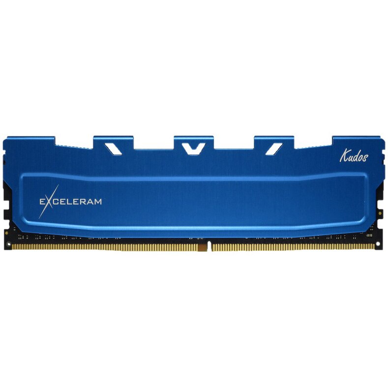 Memorie Exceleram 8GB, DDR4, 2400MHz, CL17, 1.20V, albastru