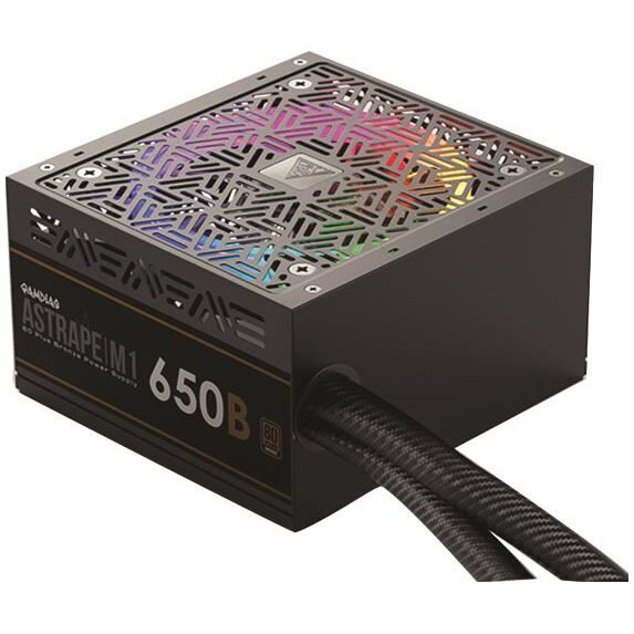 Sursa Gamdias Astrape M1, 650W, 80 Plus Bronze, cu iluminare RGB