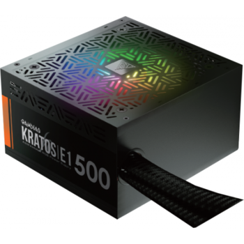 Sursa Gamdias Kratos E1 RGB, 500W, 80 Plus Sursa Gamdias Kratos E1 RGB, 500W, 80 Plus