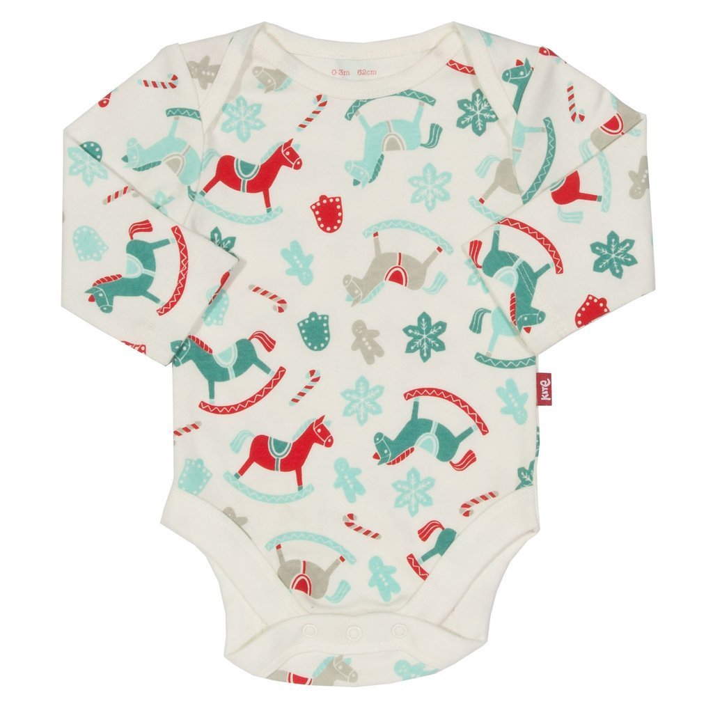 Body cu maneca lunga, bumbac organic