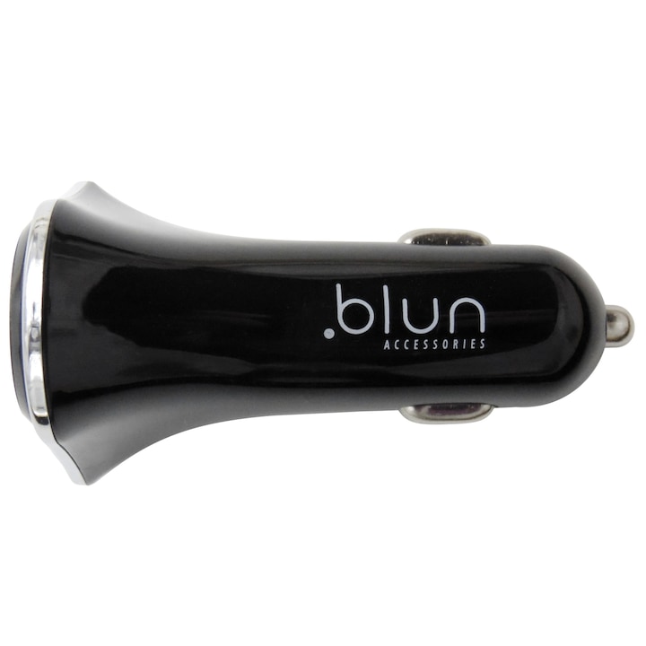 Incarcator auto Blun, 3 x USB, max. 4A negru