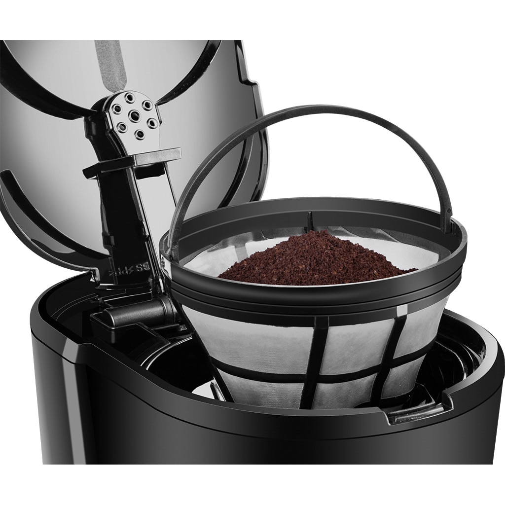 Cafetiera ECG KP 2115 , 1000 W, 1.5 L, 12 cesti, vas din sticla