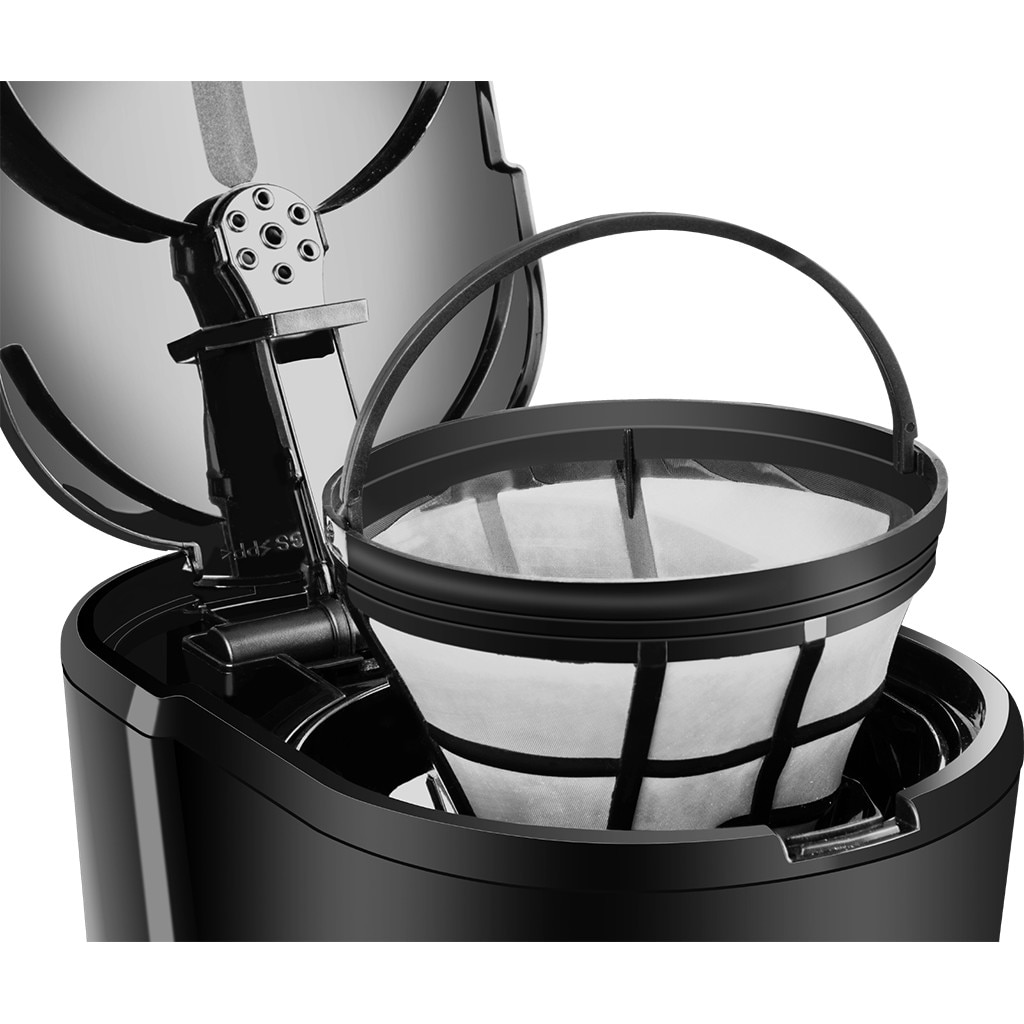 Cafetiera ECG KP 2115 , 1000 W, 1.5 L, 12 cesti, vas din sticla