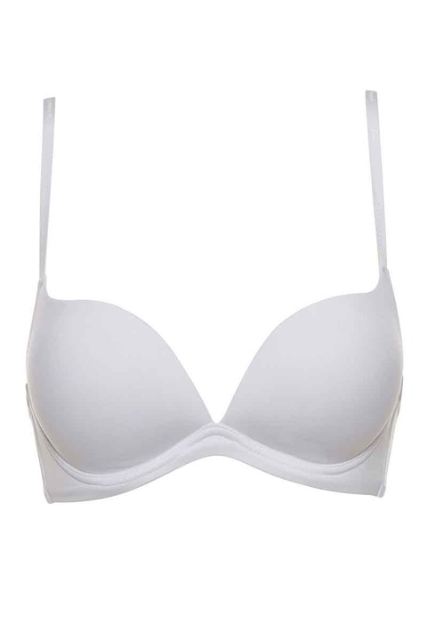 Sutien Lormar Desiderio cu sarma, din microfibra mulata, alb, 5