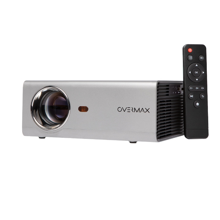 Overmax MultiPic 3.5 LED Projektor, 2200 lumen, Full HD felbontás, 5000:1 kontrasztarány HDMI (2x), USB, VIDEO, VGA