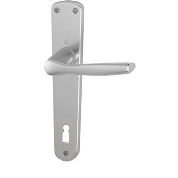 Maner usa interior, Hoppe Milano, cu sild pentru cheie, material aluminiu, culoare argintiu, 90 x 32 mm Maner usa interior, Hoppe Milano, cu sild pentru cheie, material aluminiu, culoare argintiu, 90 x 32 mm
