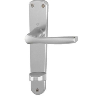 Maner usa interior, Hoppe Milano, cu sild pentru WC, material aluminiu, culoare argintiu, 90 x 32 mm Maner usa interior, Hoppe Milano, cu sild pentru WC, material aluminiu, culoare argintiu, 90 x 32 mm