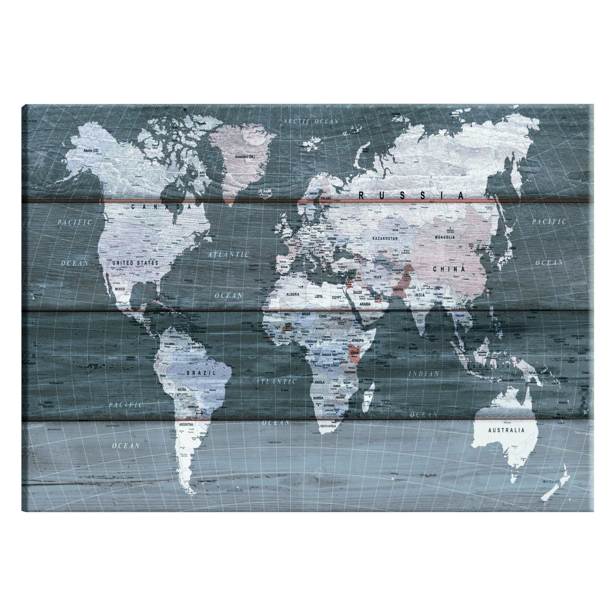 Tablou canvas - Pamantul Gri - 90 x 60 cm