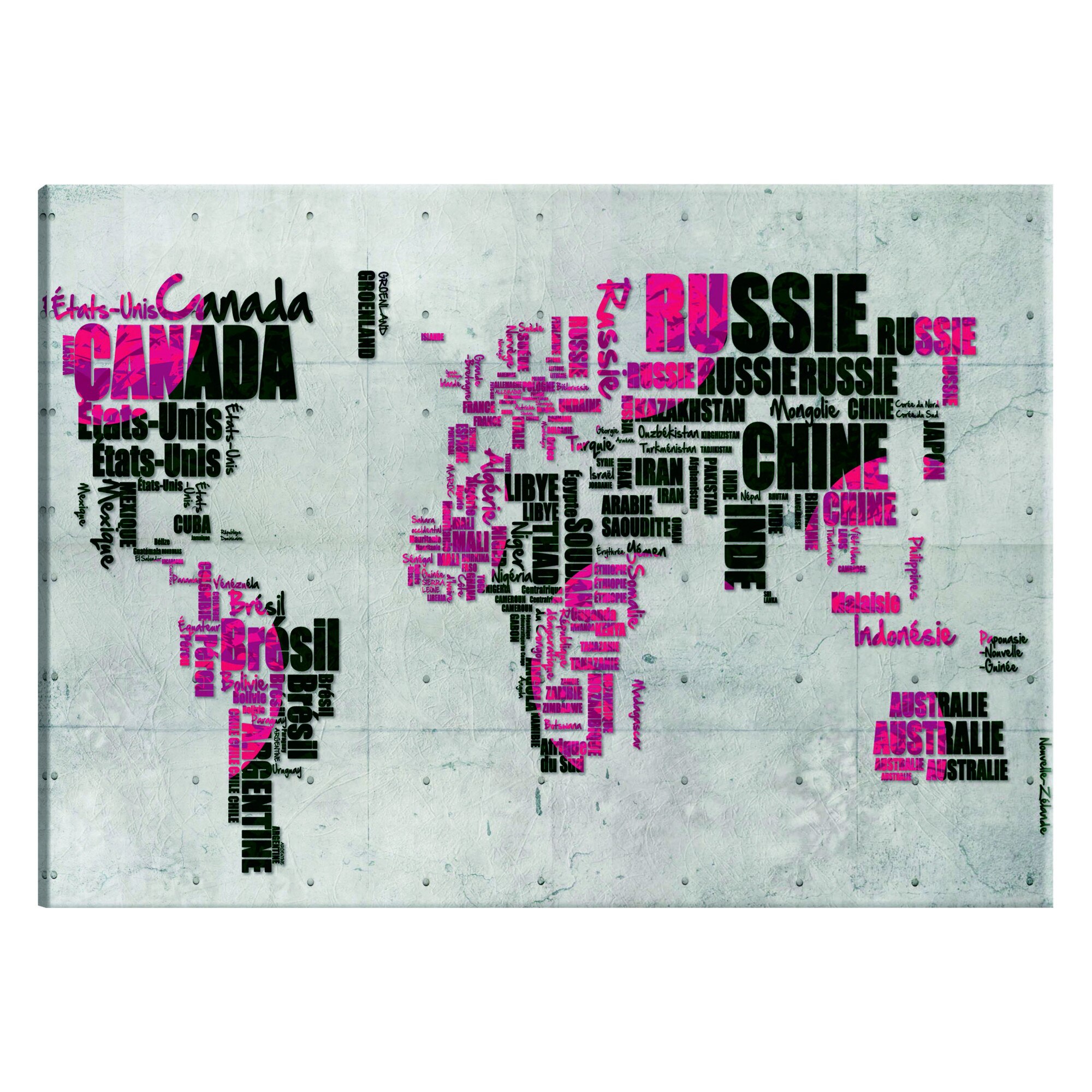 Tablou canvas - Lumea de argint - 90 x 60 cm