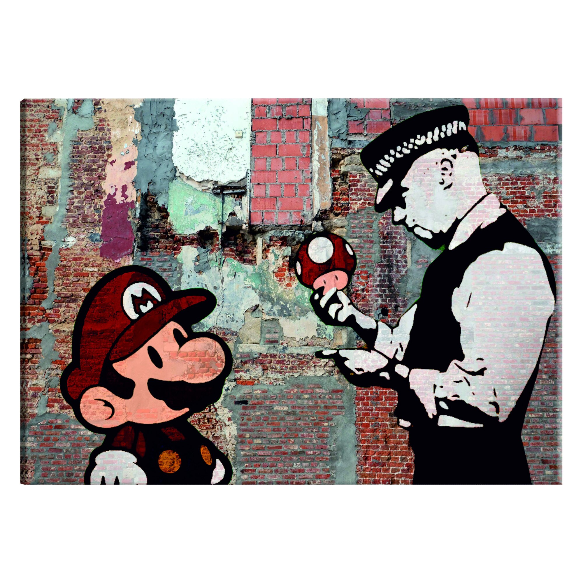 Tablou canvas - Banksy Ultima data - 120 x 80 cm