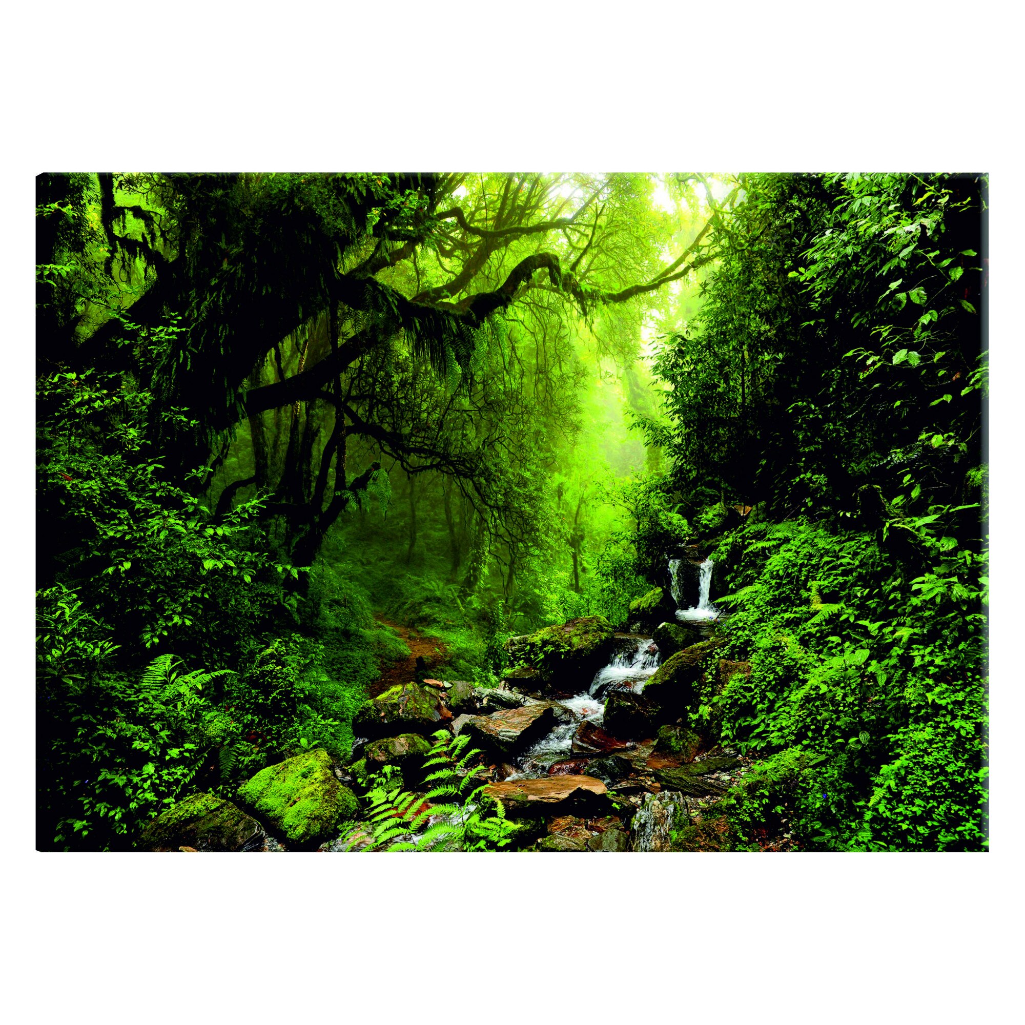 Tablou canvas - Cascada In padure - 120 x 80 cm