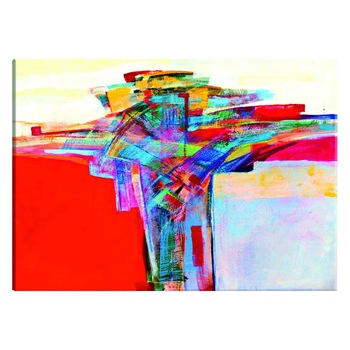 Tablou canvas - Frontiera colorata - 90 x 60 cm