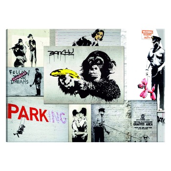 Tablou canvas - Banksy Fanteziile Politiei - 90 x 60 cm