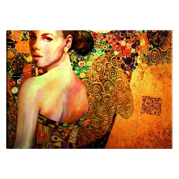 Tablou canvas - Golden Lady - 90 x 60 cm
