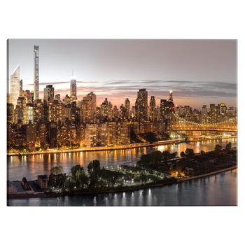 Tablou canvas - Seara Manhattan - 70 x 35 cm