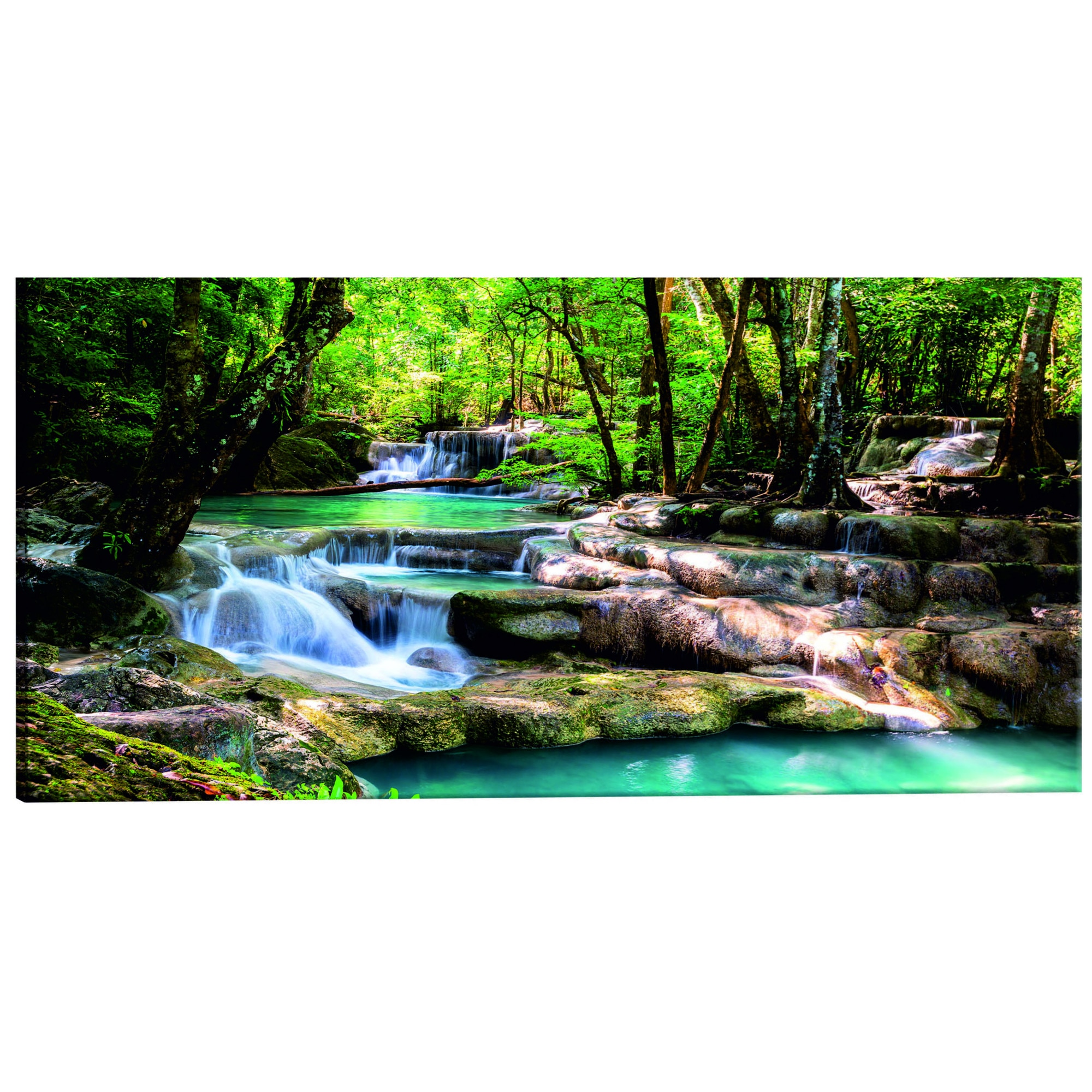 Tablou canvas - Natura Cascada Padurii - 120 x 40 cm