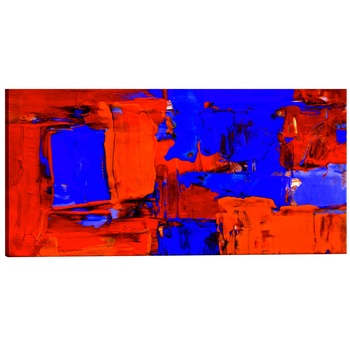Tablou canvas - PeStera safirului - 135 x 45 cm Tablou canvas - PeStera safirului - 135 x 45 cm