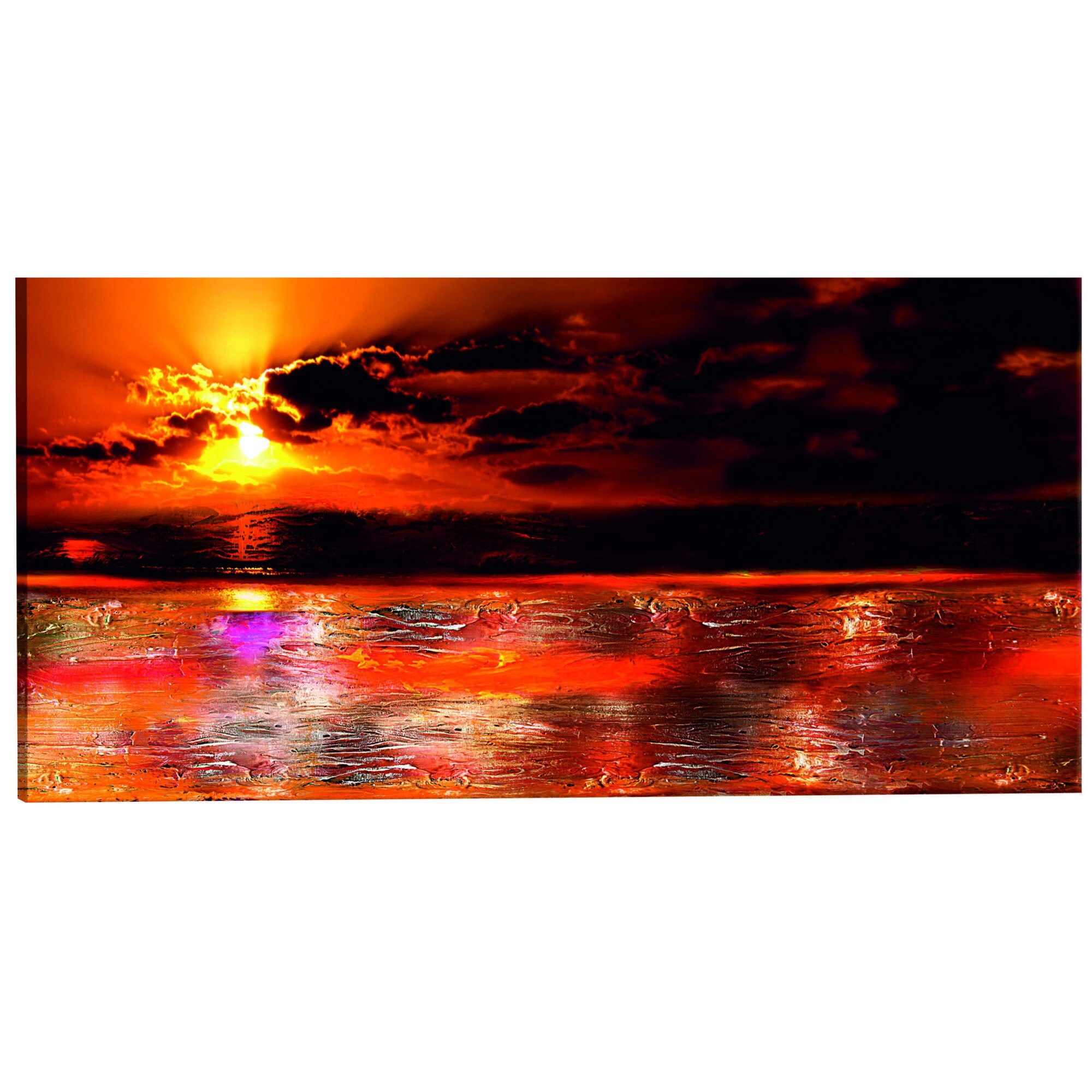 Tablou canvas - Oceanul Majestic - 135 x 45 cm