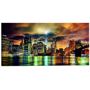 Tablou canvas - New York Sky - 120 x 40 cm