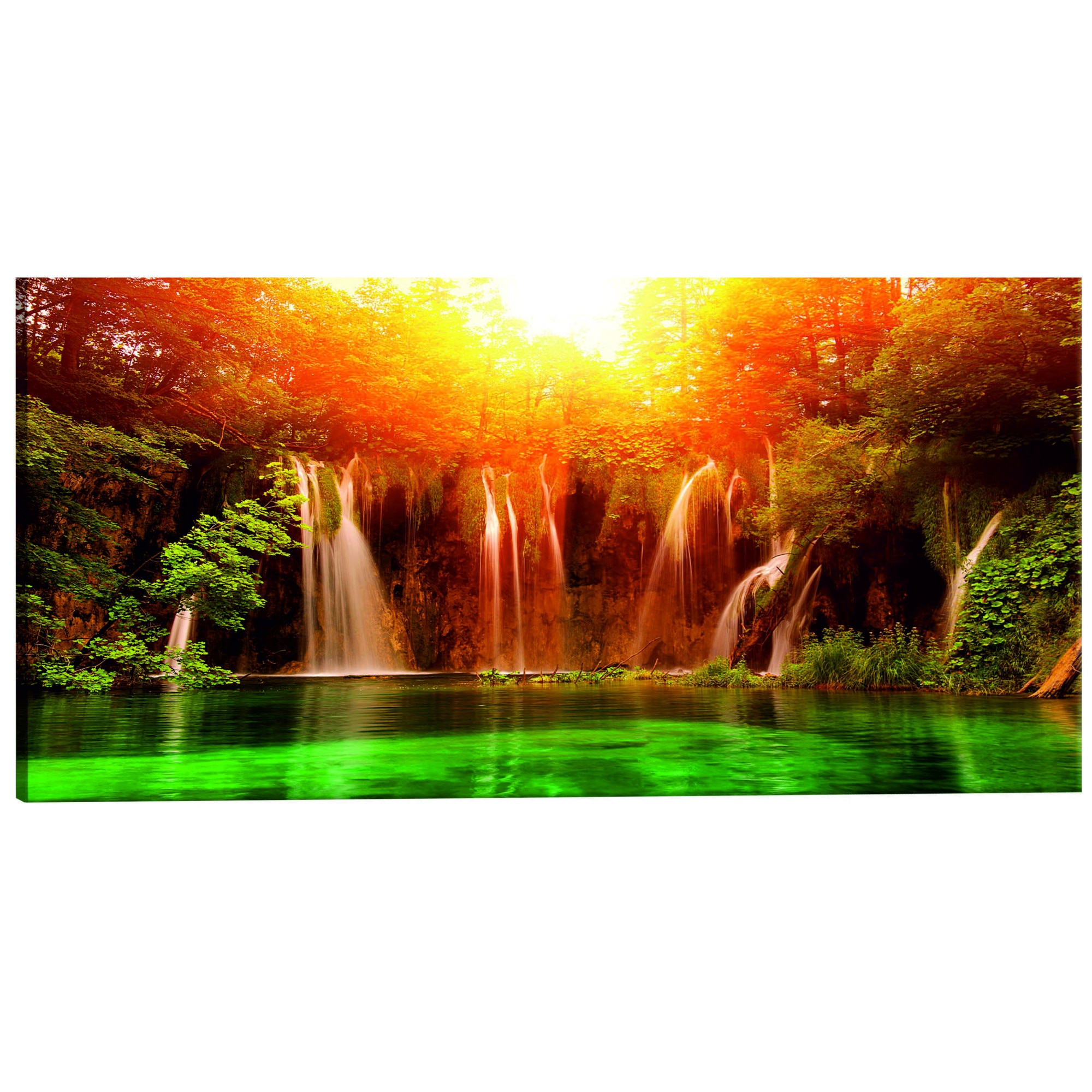 Tablou canvas - Natura Cascada magnifica - 120 x 40 cm