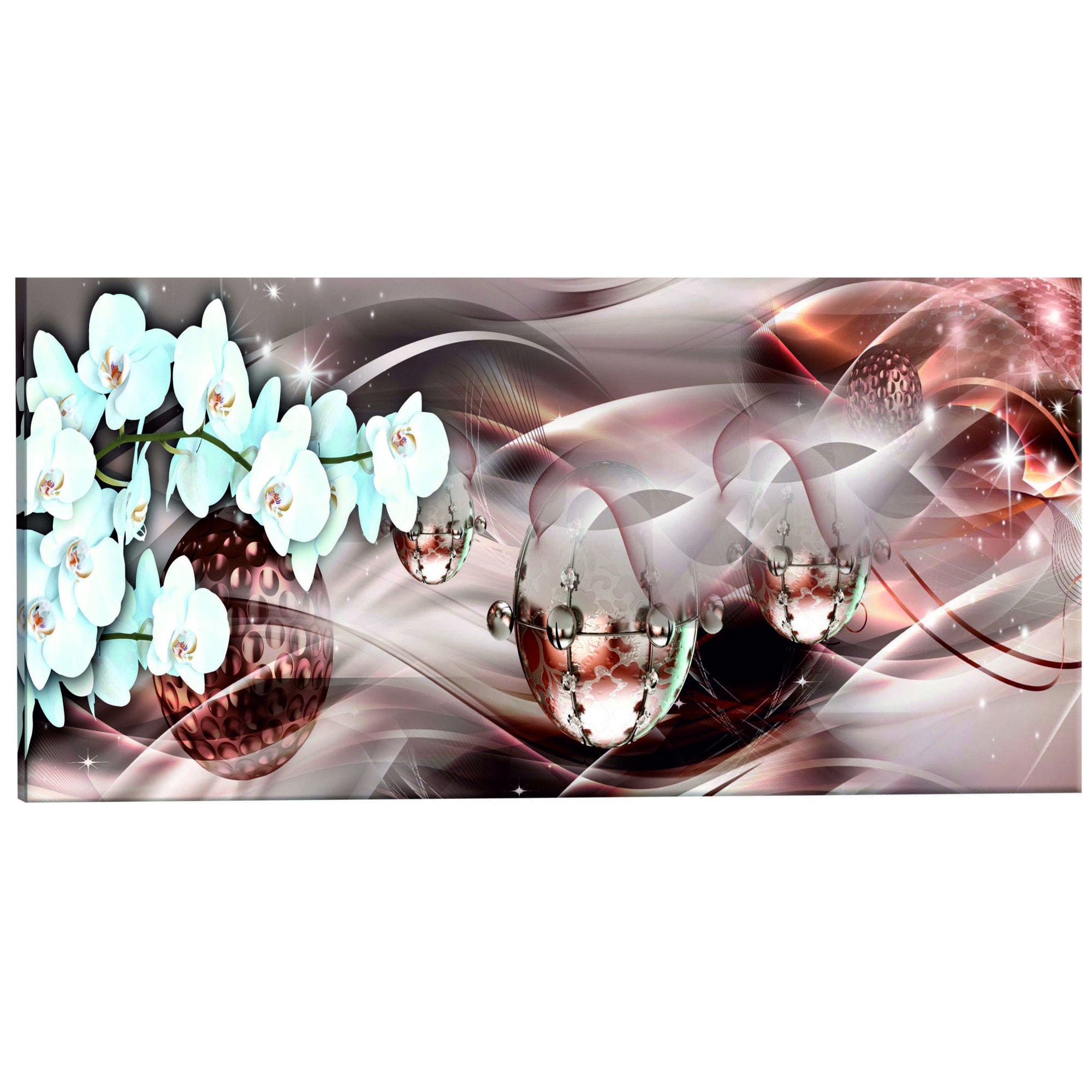 Tablou canvas - Nebuloasa roz - 135 x 45 cm