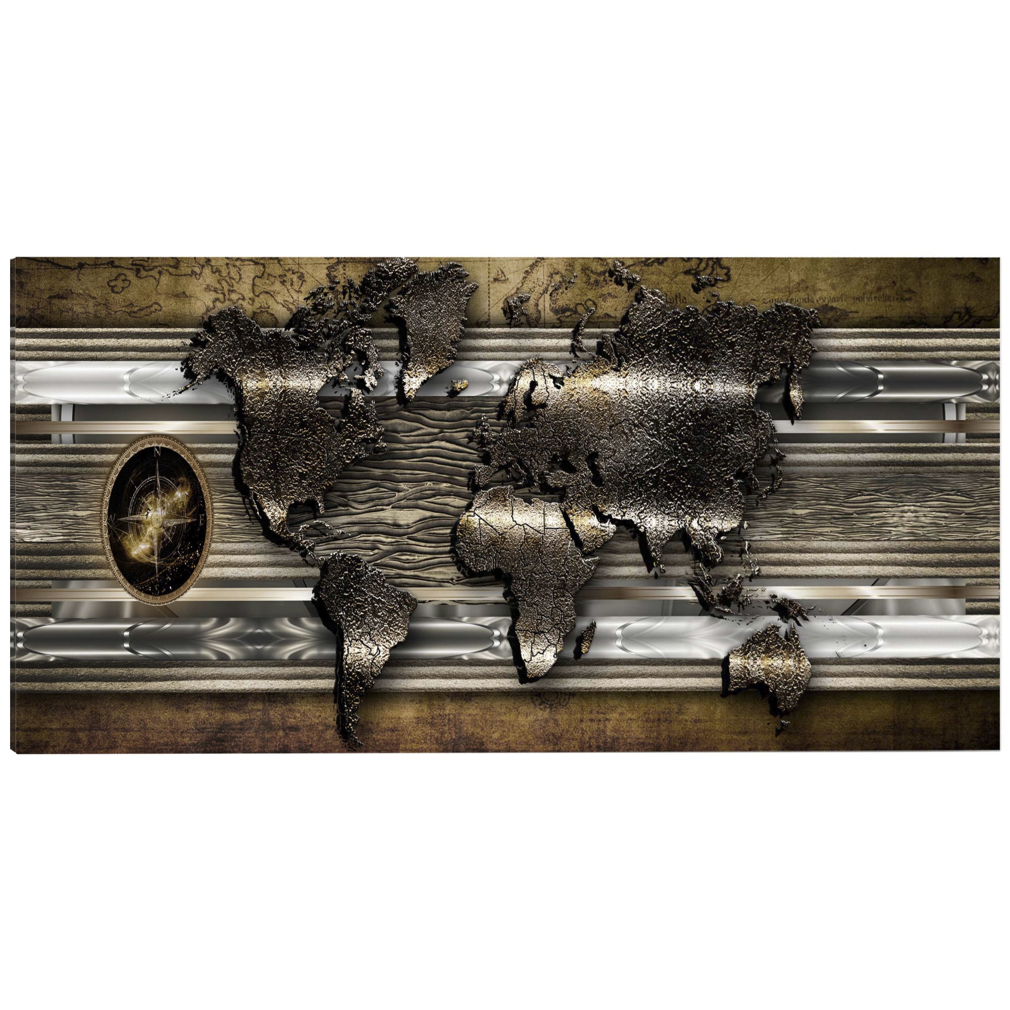 Tablou canvas - Lumea metalului - 135 x 45 cm