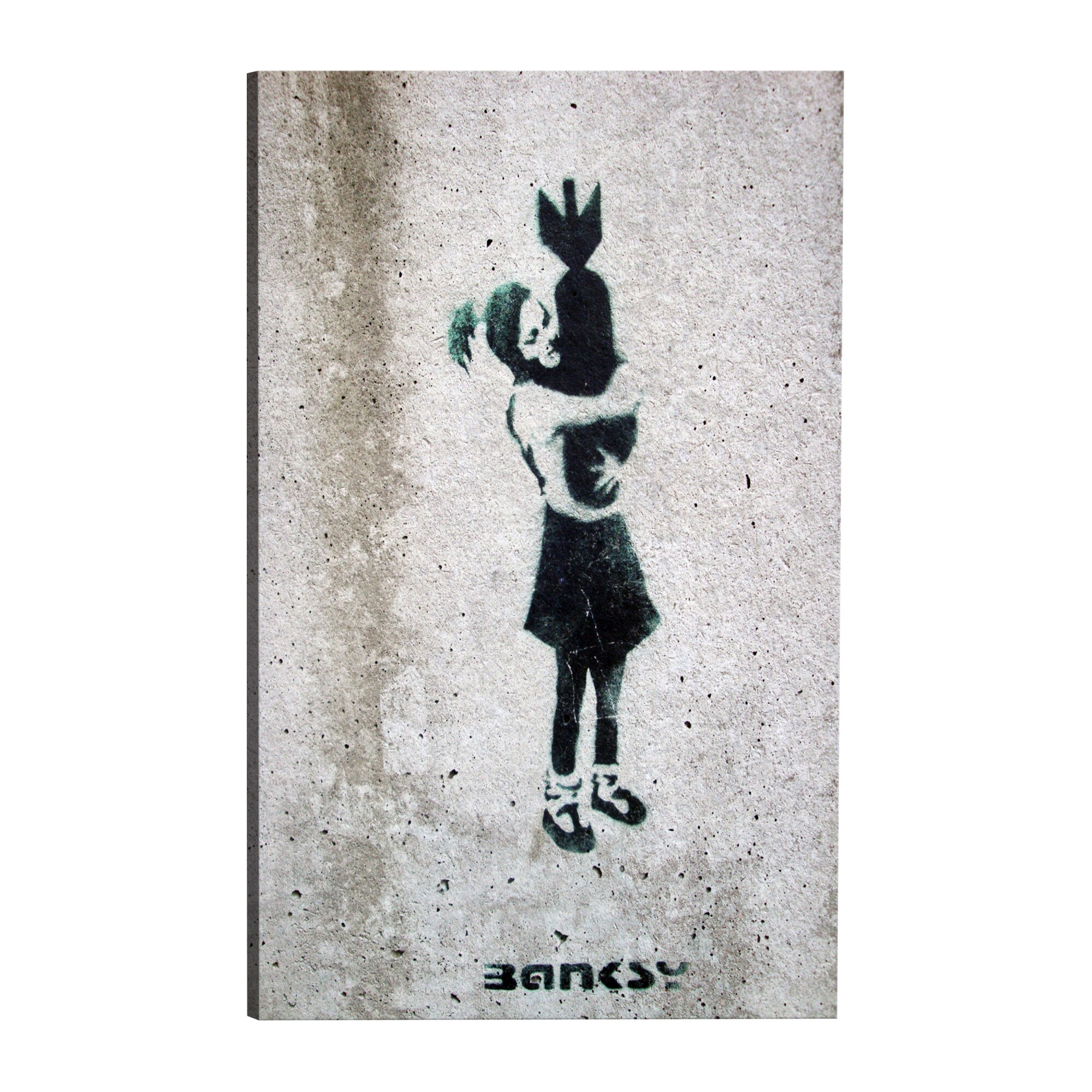 Tablou canvas - Bomb Hugger de Banksy - 80 x 120 cm